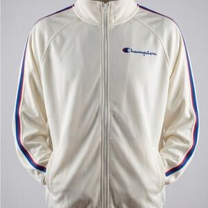 Champion Men's Off-White Track Jacket